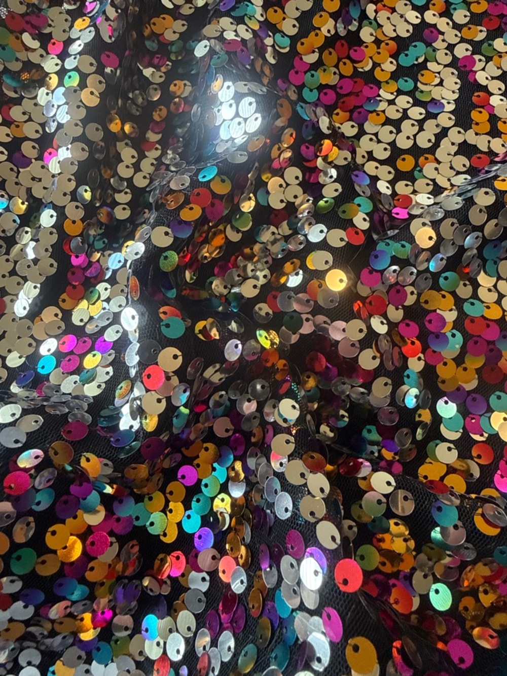 ✨ INC International Concepts Multicolor Sequin Blouse – Size M – EUC ✨ - Picture 3 of 8